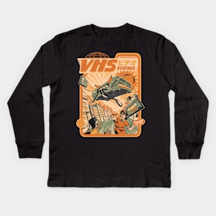 VHS Revenge Kids Long Sleeve T-Shirt